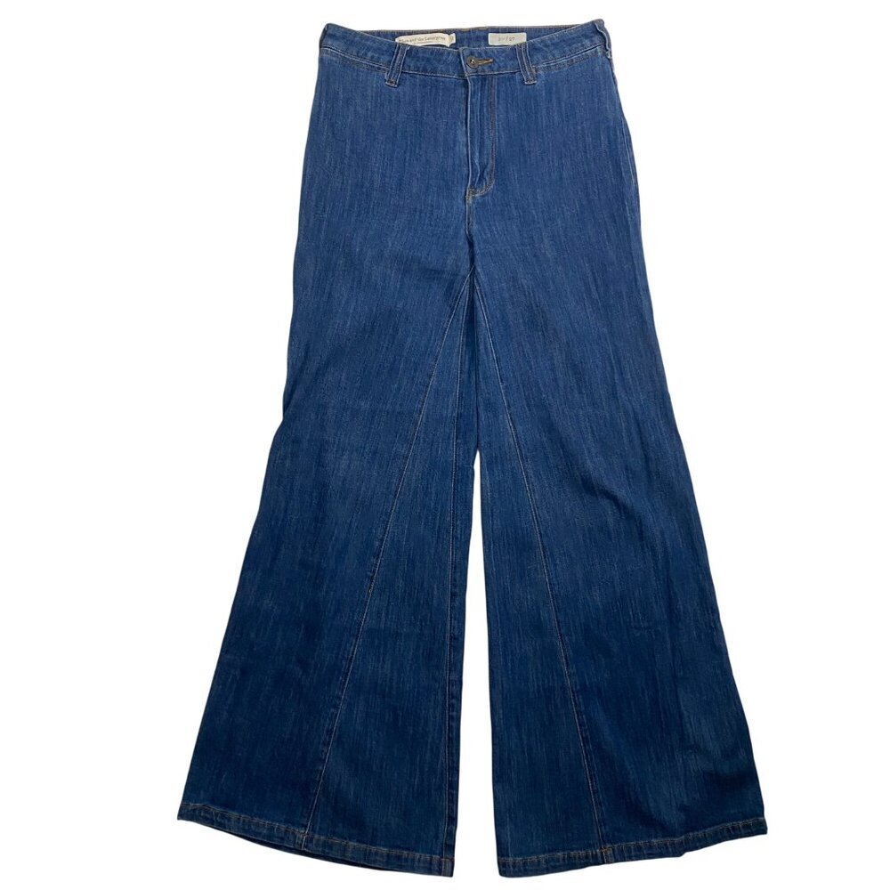 ANTHROPOLOGIE Pilcro Ultra High-rise Wide-leg Jeans women’s 27 retro inspired - Picture 2 of 13